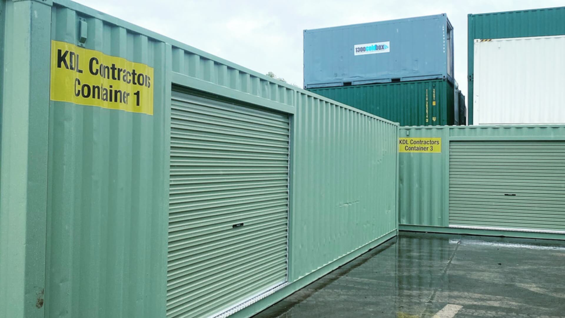 General Storage Modified Containers for on & off site storage