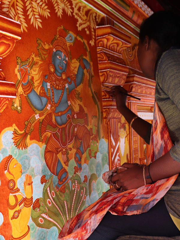 Printable Kerala Mural Painting Designs