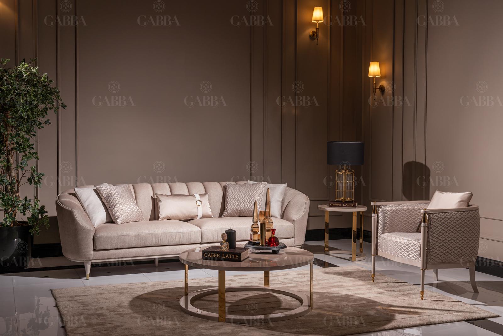 Braga Krem Koltuk Takımı Gabba