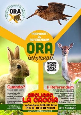 referendum contro la caccia 2023 Referendum Caccia - Gabbie Vuote Firenze