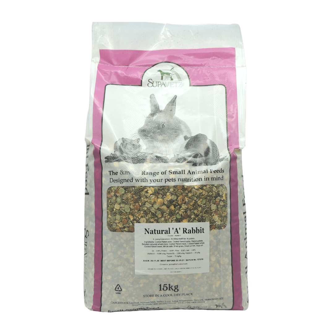 Supavetz Natural A Rabbit Rabbit Food Gablestock
