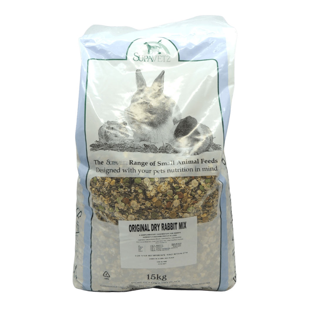 Supavetz Original Dry Rabbit Mix Rabbit Food Gablestock