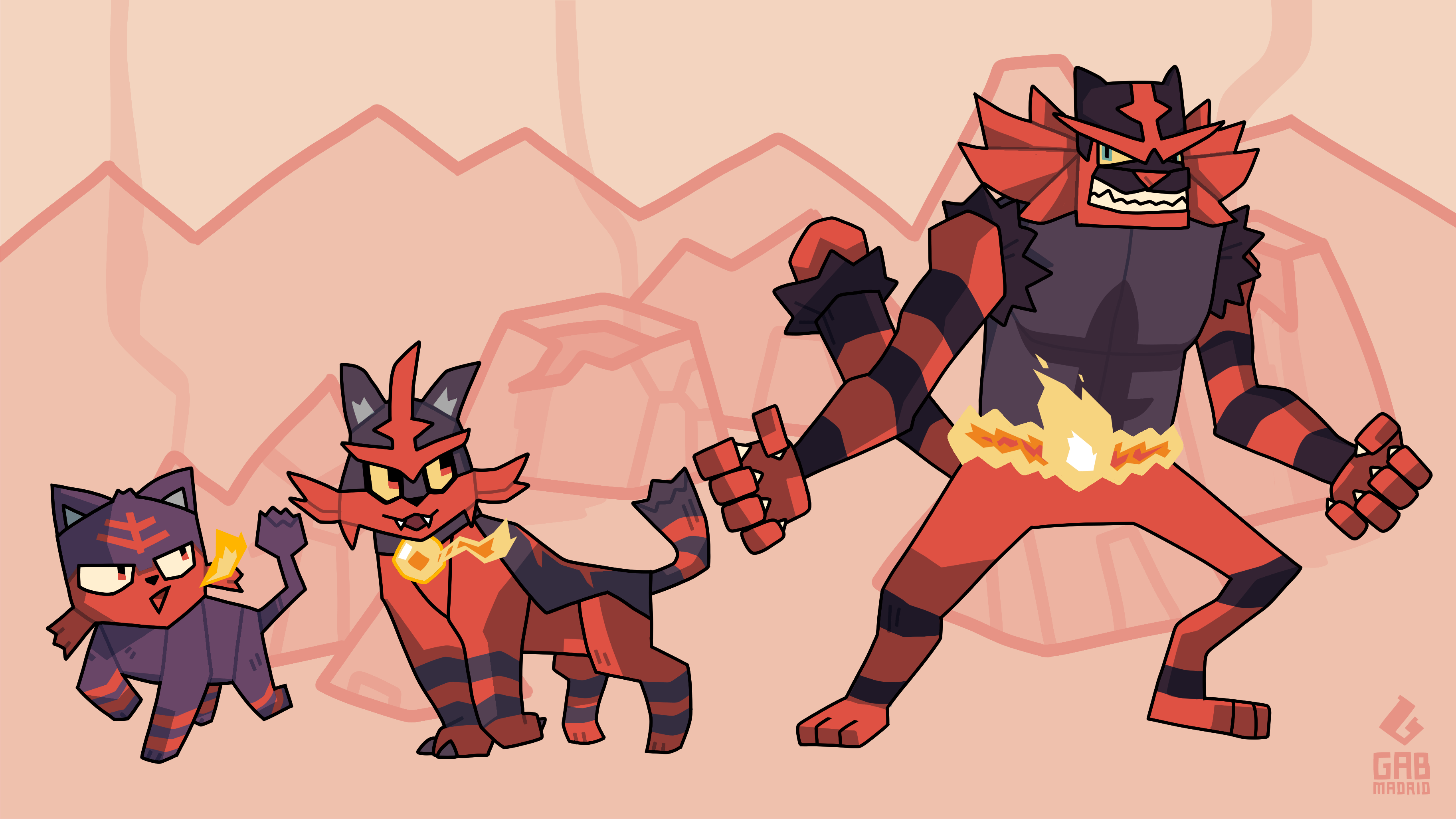 Pokemon Sun and Moon Alola Starters Gab Madrid