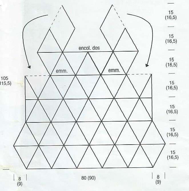 Veste crosetate modele, scheme si diagrame