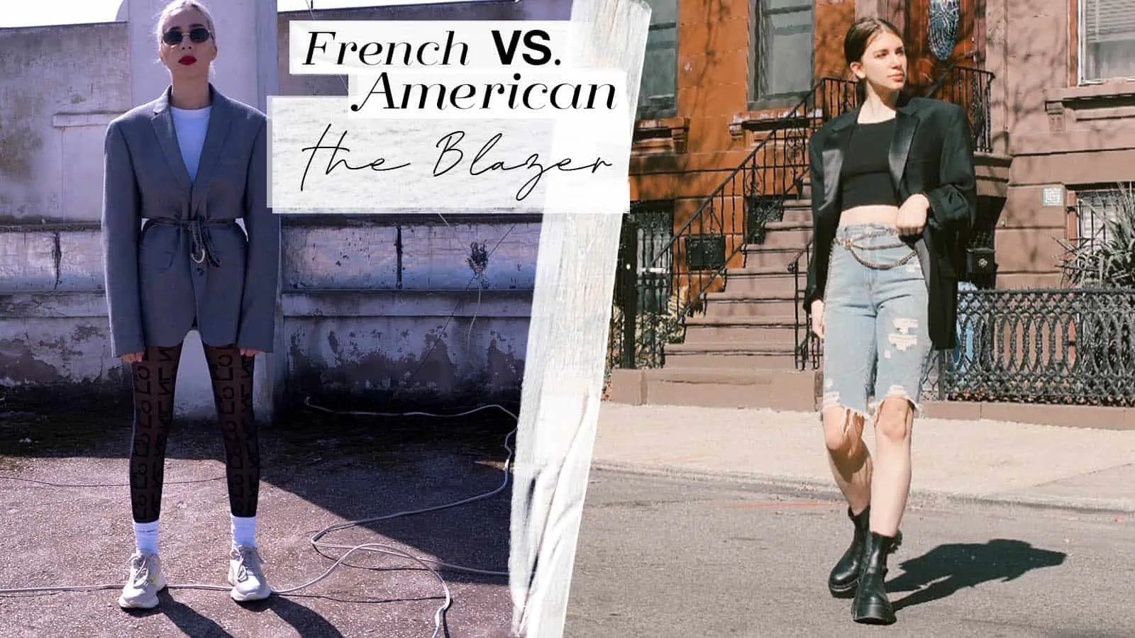 French Girl Style The Oversized Blazer