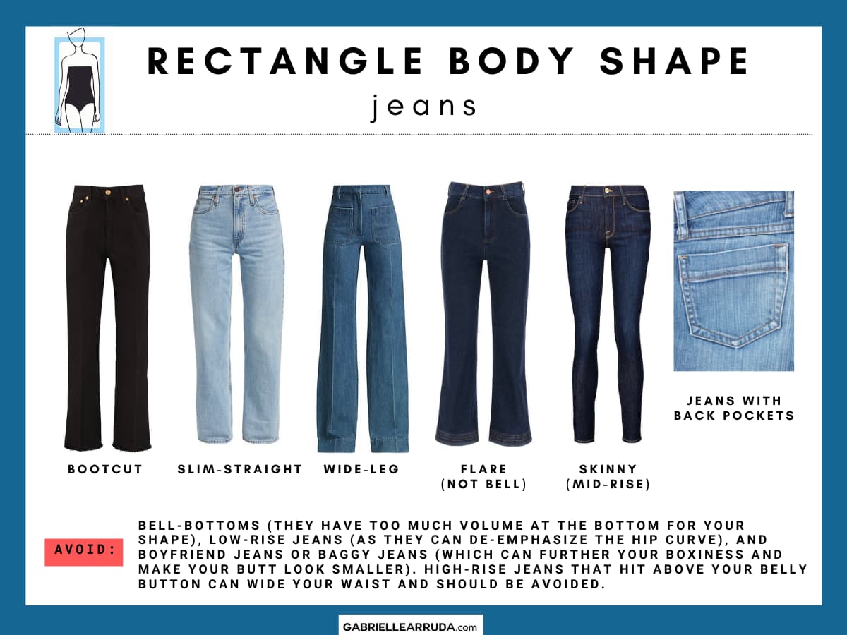 Shopping Guide Flattering Jeans For Different Body Types, 50 OFF