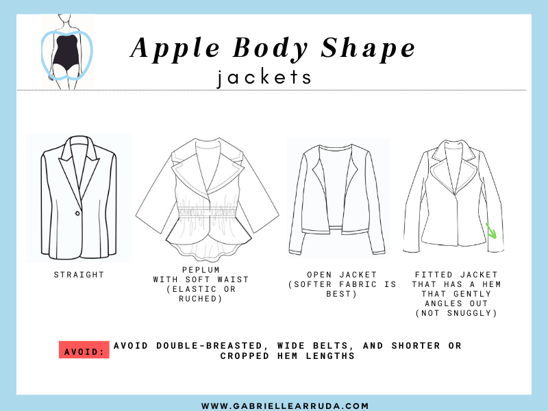 Discover 148+ jacket for apple shaped body latest jtcvietnam.edu.vn