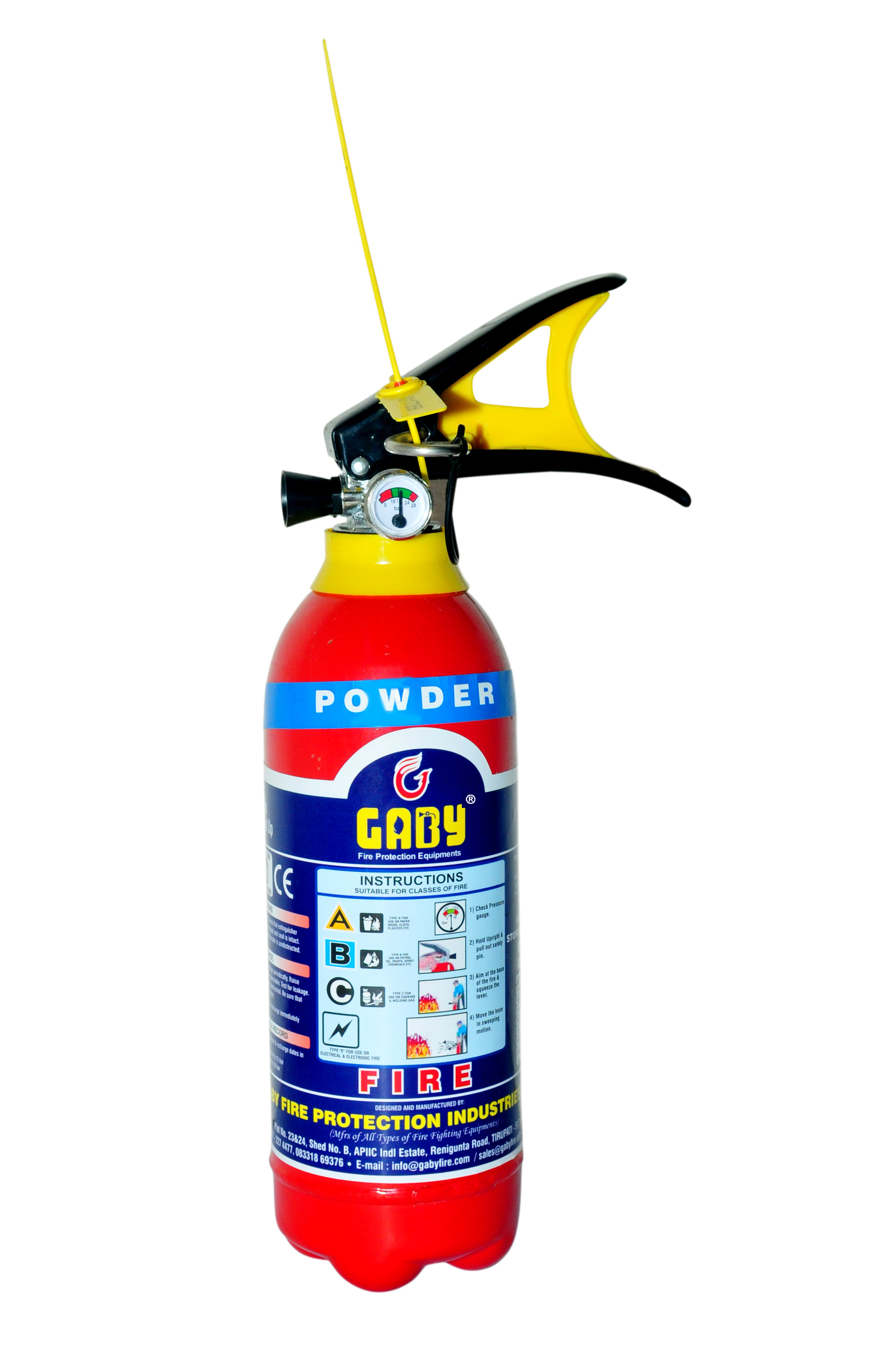 Gaby Fire Protection Equipements, FIRE EXTINGUISHERS MANUFACTURERS