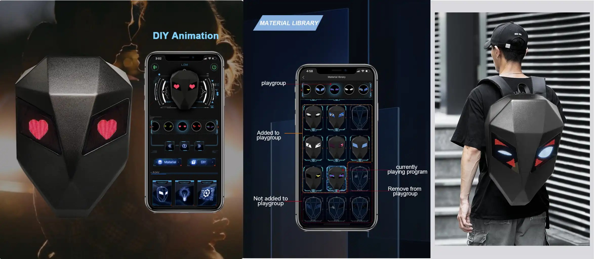 Crelander Super Cool Knight LED Backpack Best Price In BD