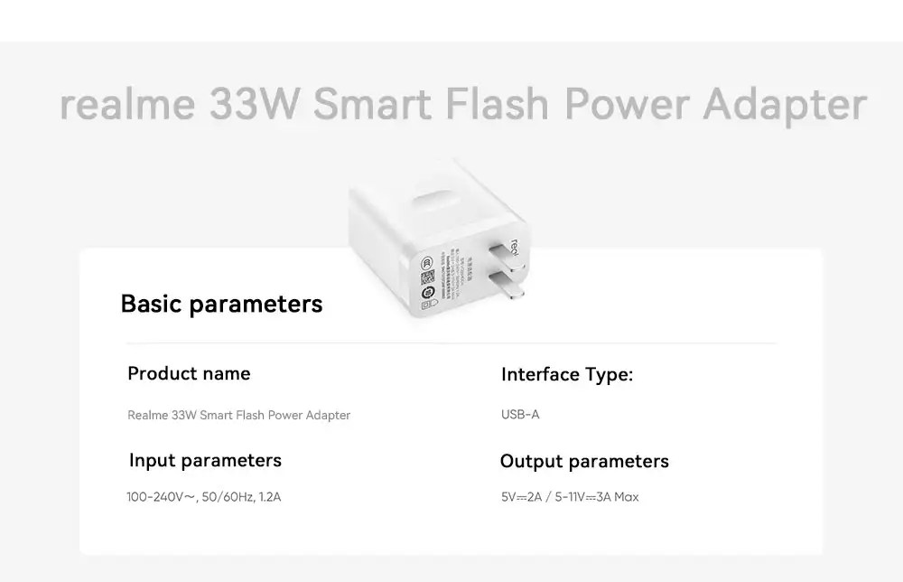 Realme 33w Smart Flash Power Adapter Best Price In BD