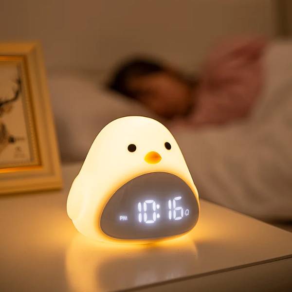 Creative Night Light Bird Pattern Mini Led Touch Alarm Clock Best