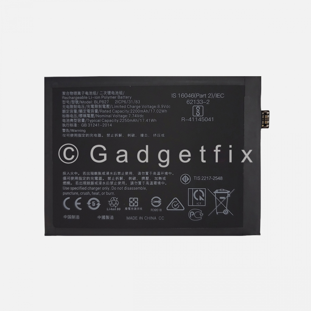 Battery Replacement For OnePlus 9 PRO BLP827