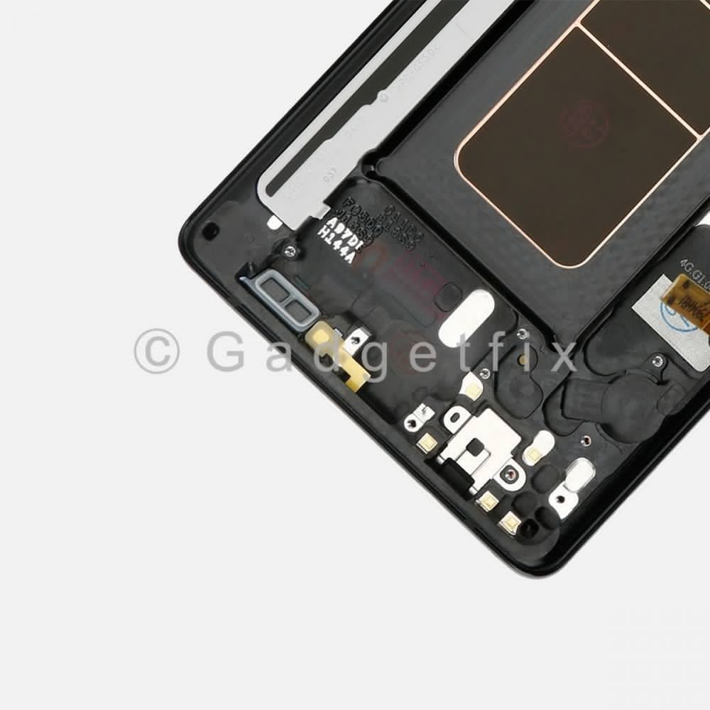 OEM Black LCD Display Touch Screen Digitizer + Frame For Samsung Galaxy