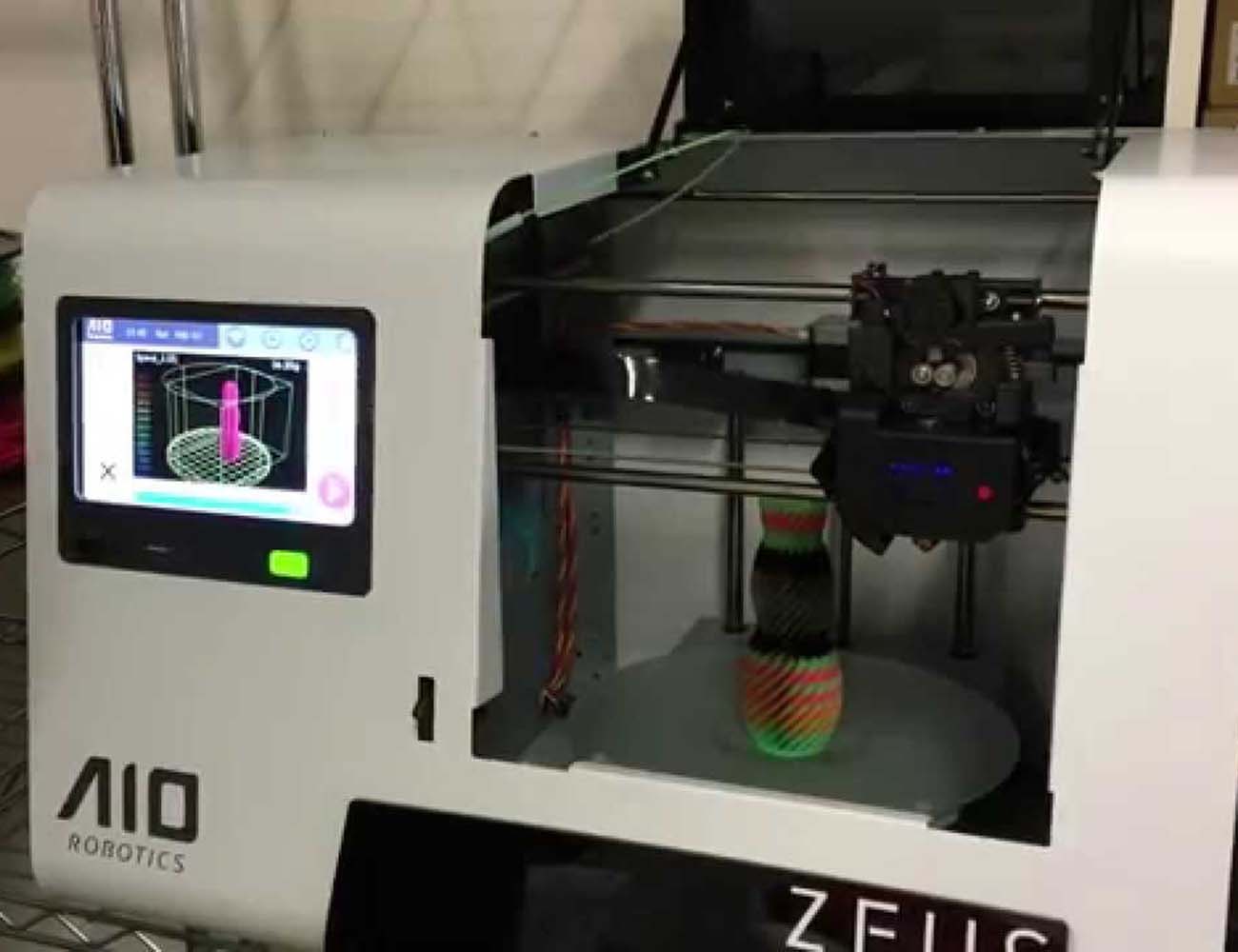 Zeus AllInOne 3D Printer by AIO Robotics » Gadget Flow