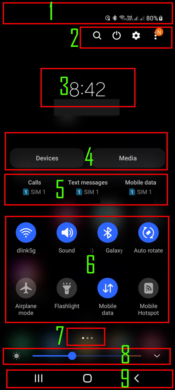 How to use Galaxy S21 quick settings panel? Samsung Galaxy S21 Guides