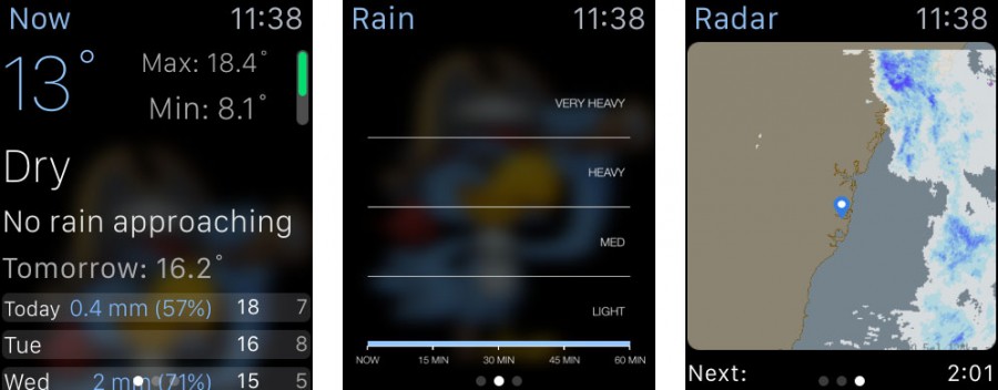 Review Rain Parrot (iOS, Apple Watch)