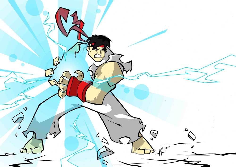 Powerball Pro Throw Fireballs Like Ryu And Ken....