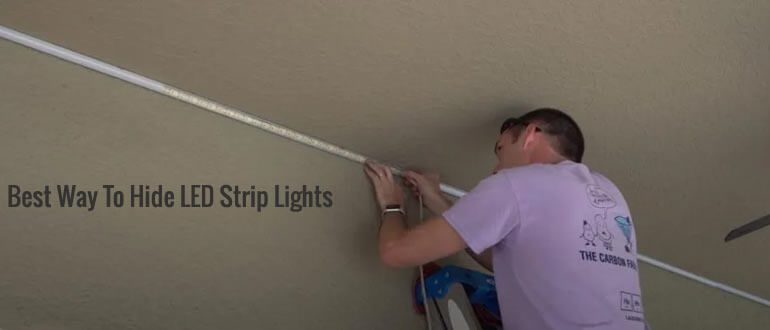 How To Hide LED Strip Lights - Hide LED Strip Lights In Bedroom