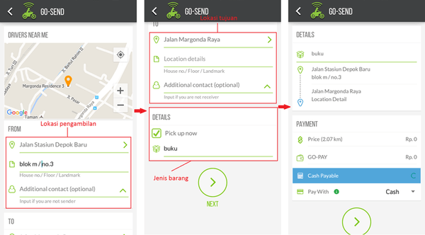 Cara Pesan Gojek Untuk Semua Layanan Gadgetren