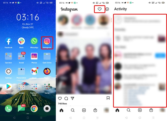 Cara Melihat Notifikasi Pada Instagram Versi Terbaru Gadgetren