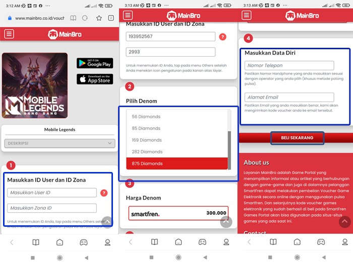 Ini Dia Cara Top Up Mobile Legends Pakai Pulsa Smartfren, Ga Repot