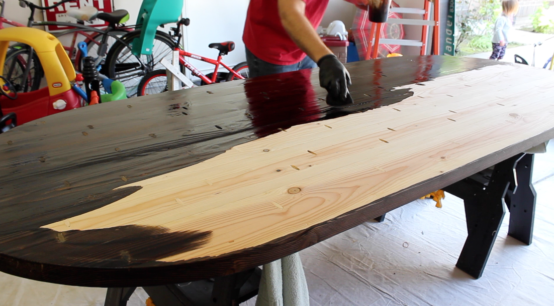 How to Build a Racetrack Farmhouse Dining Table Gadgets and Grain