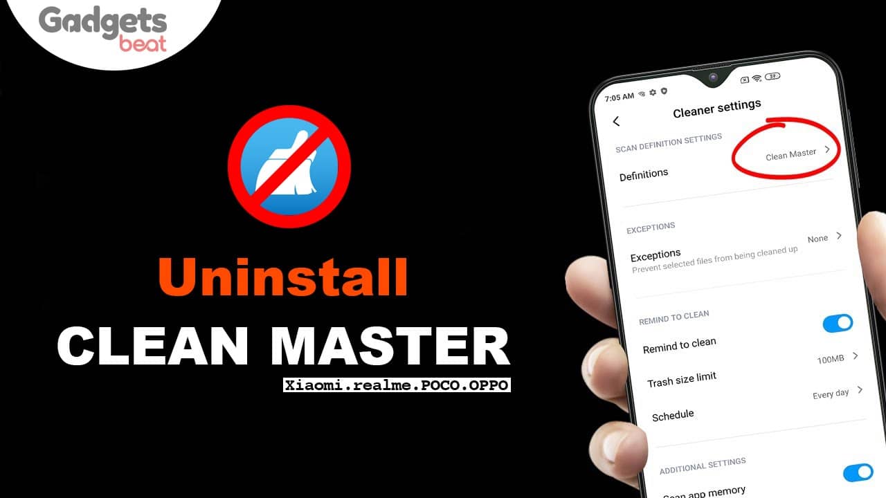 How To Remove Clean Master App from MIUI, Realme UI, ColorOS