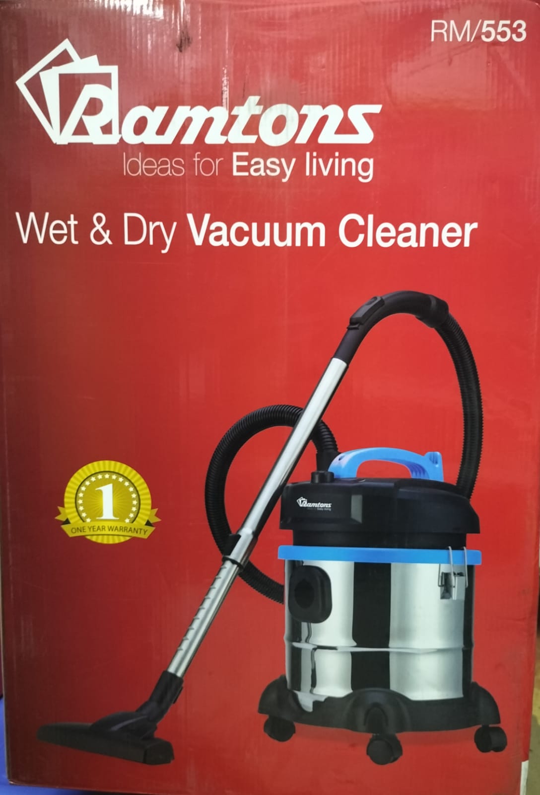 RM558; Ramtons wet and dry vacuum cleaner Gadgets Home