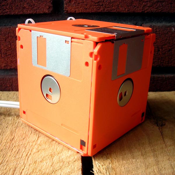 Floppy Disk Box Night Light Gadgetsin