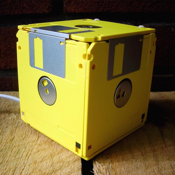 Floppy Disk Box Night Light Gadgetsin