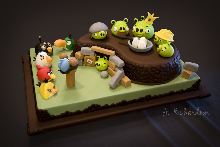 Angry Birds Cake Gadgetsin