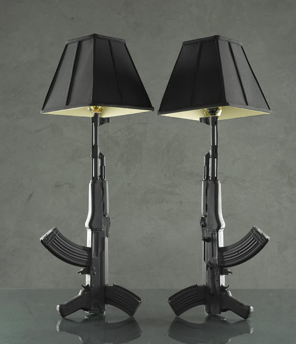 Handmade AK47 Styled Table Lamp Gadgetsin