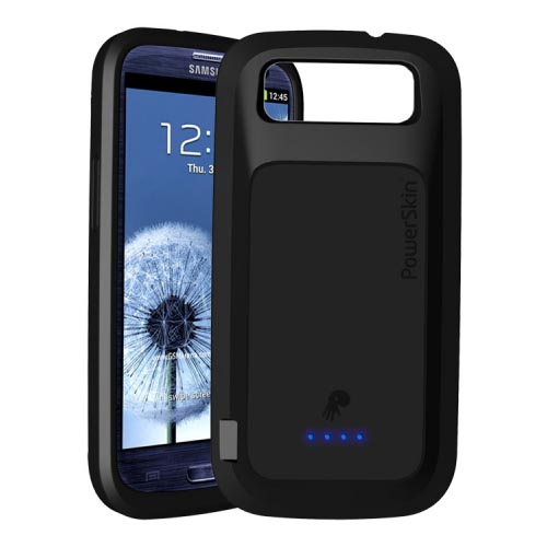 PowerSkin Samsung Galaxy S3 Case with Backup Battery Gadgetsin