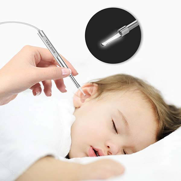 Teslong 4.3mm Diameter Ear Scope with Earwax Removal Tool Gadgetsin