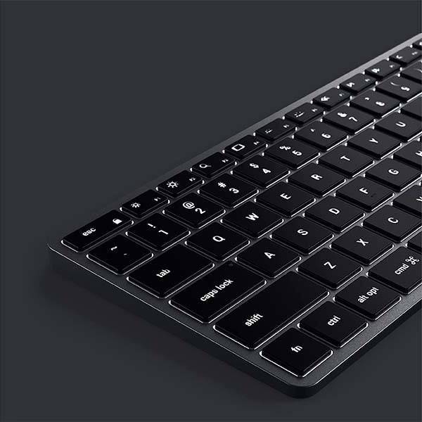 Satechi Slim X2 Bluetooth Backlit Keyboard with Numeric Keypad Gadgetsin