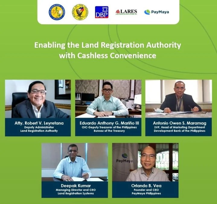 Paymaya powers Land Registration Authority transactions