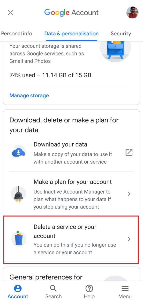 How to Delete a Gmail Account Permanently on Android