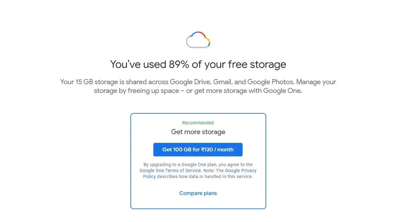 3 Tips to Prevent Google's Free 15GB Storage From Filling Up Quickly