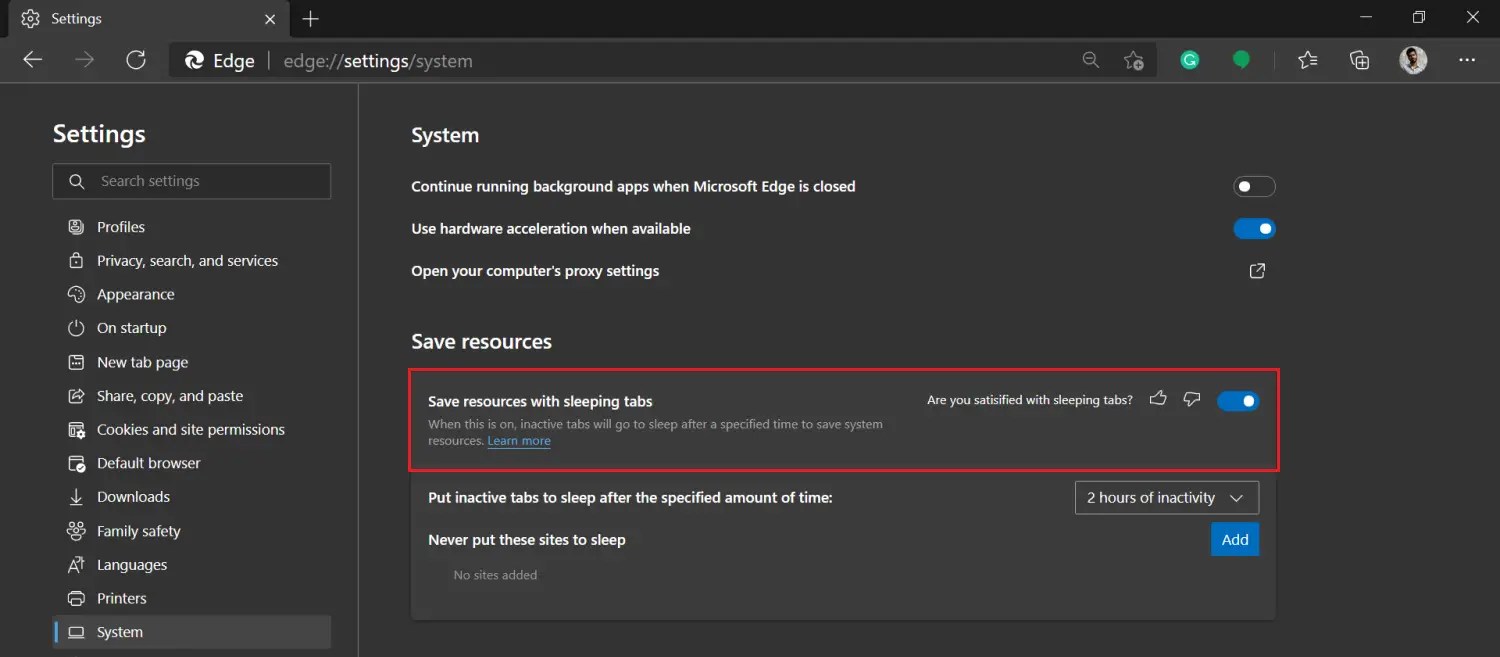 How to Enable Sleeping Tabs in Microsoft Edge Gadgets To Use