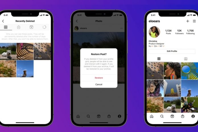 You Can Now Recover Deleted Instagram Posts, Reels