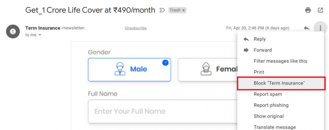 3 Ways To Deal With Spam Emails in Gmail