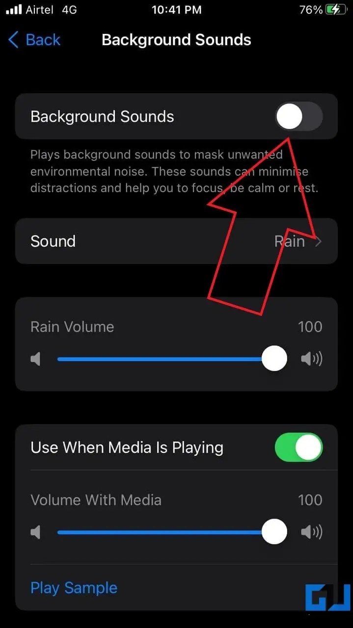 How to Enable & Use Background Sounds on iPhone iOS 15 Gadgets To Use