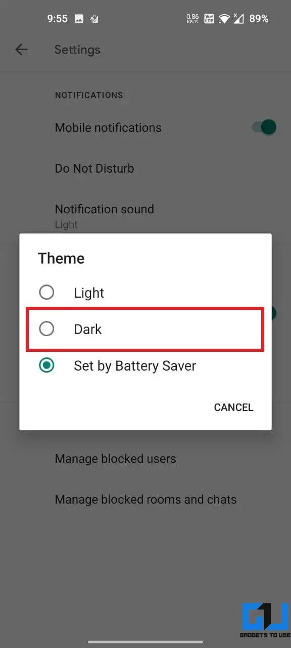 How to Enable Dark Mode in Google Chat (Desktop, , Android, iOS