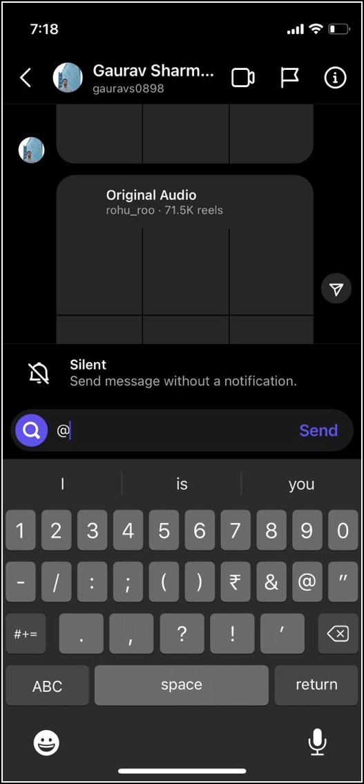 How to React on Instagram Story Without Sending Message