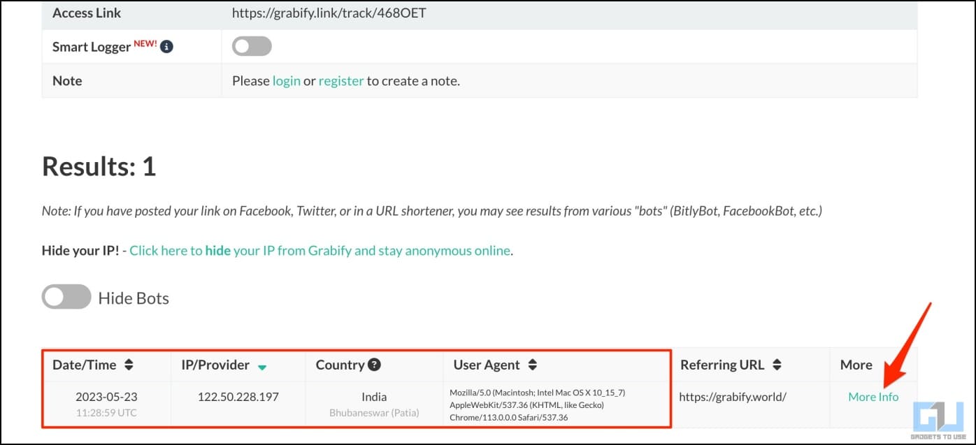How to Find a Scammer's Location and IP Address Using a Link Gadgets