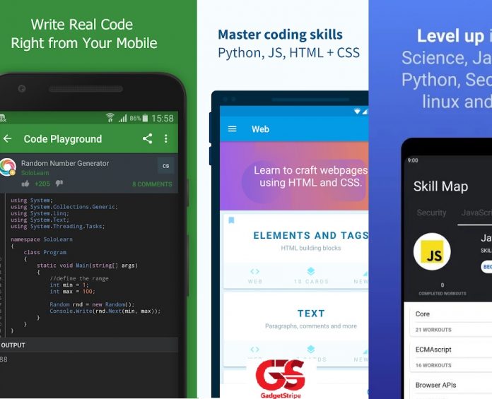 Best 10 Apps To Learn Programming/code on Android & iOS GadgetStripe