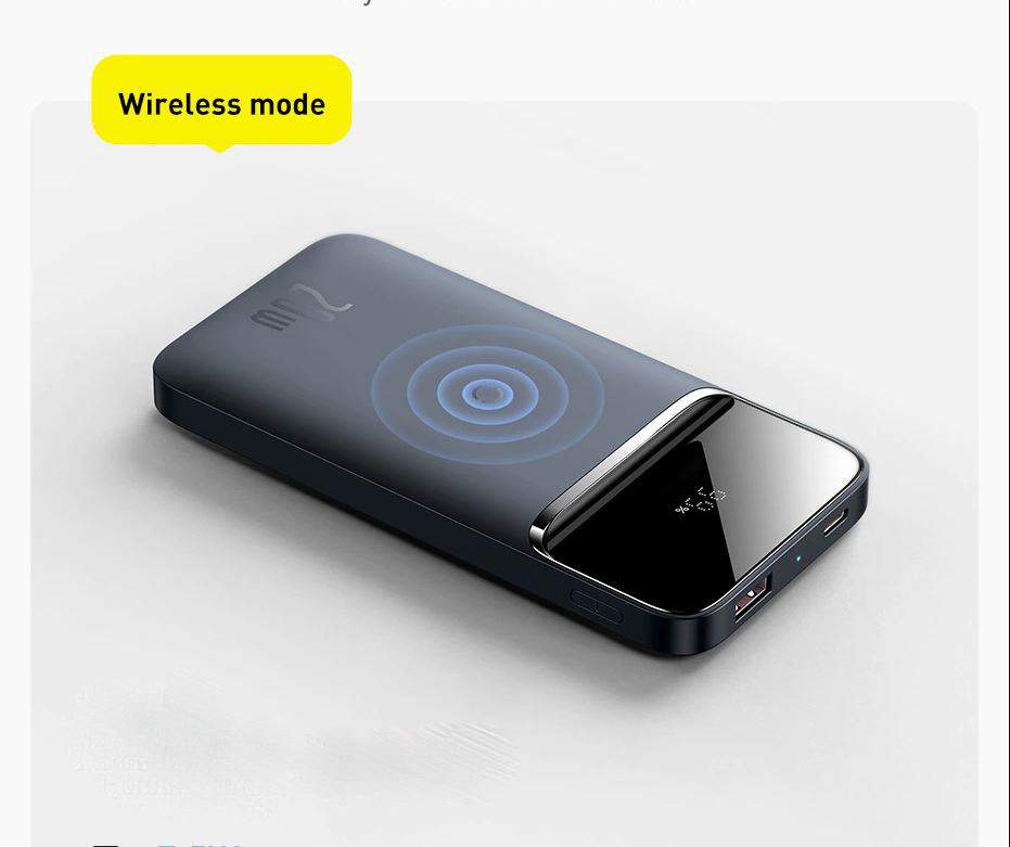 Baseus Wireless Quick Charging Power Bank 10000mAh 20W