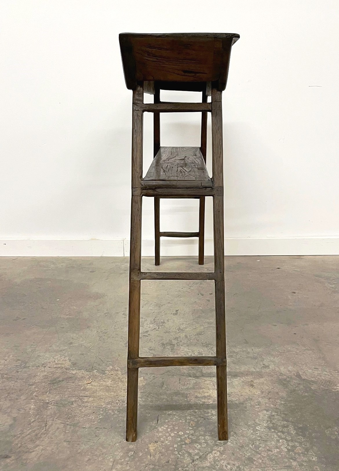 Tall Rustic Wood Console Table Gado Gado