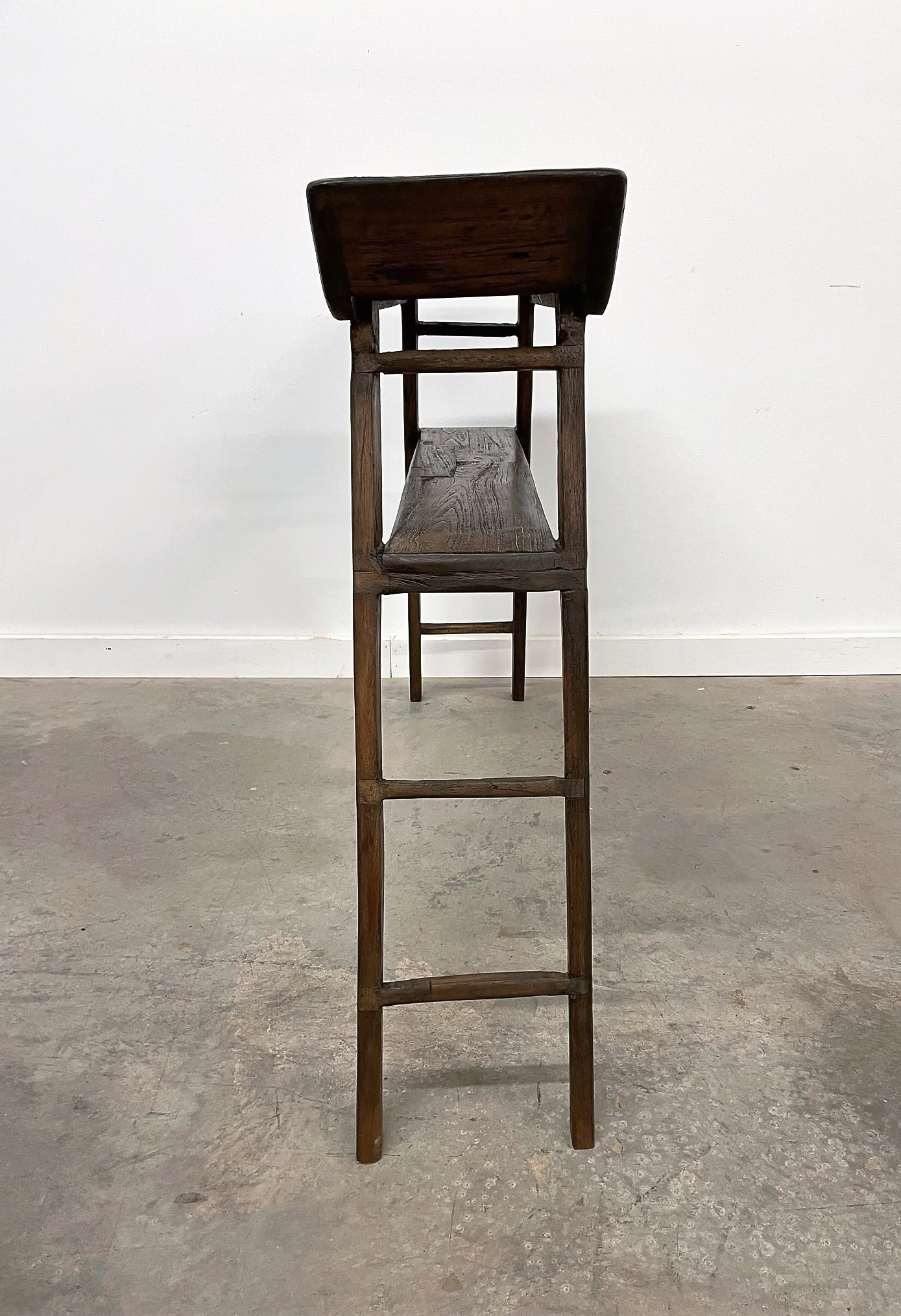 Tall Rustic Wood Console Table Gado Gado