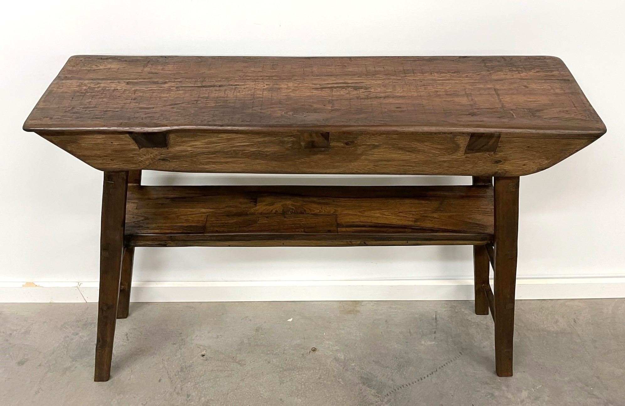 Tall Rustic Wood Console Table Gado Gado